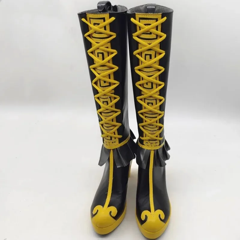 Shuumatsu no Valkyrie سجل راجناروك تشين شي هوانغ تأثيري حلي أحذية أنيمي اليدوية فو الأحذية الجلدية #1