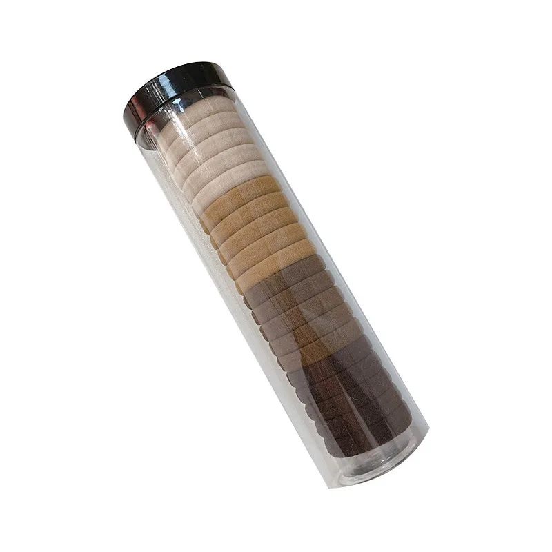 Durable 20 piece canned high elasticity headband with seamless rubber band, simple and elegant towel loop, hair rope, hair loop