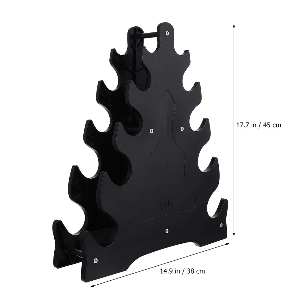 

Dumbbell Rack Tower 5-Tier Storage Stand Heavy Duty Plastic Dumbbell Holder for Compact Exercise Space Fitness Accessories