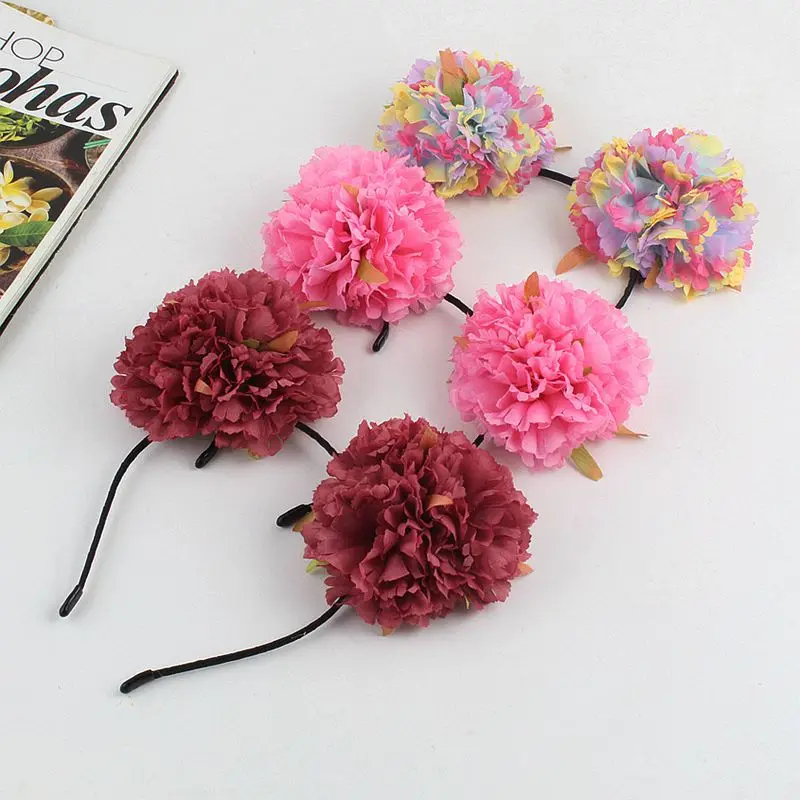 

10pcs Children Aldult Kids Girl Princess Flower Cat Ears Headband for Birthday Party Bride Wedding Headpieces Halloween