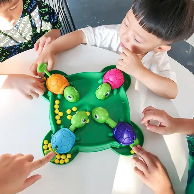 Multiplayer Hungry Turtle Game Parent-child Interactive Skill Motor Development Toy Educational Learning Indoor Game For Kids