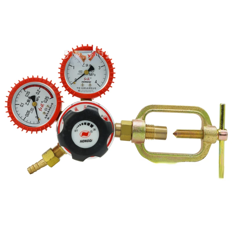 

YQE-213 All copper acetylene pressure reducer Large body pressure reducing valve Pressure reducing gauge Pressure regulator