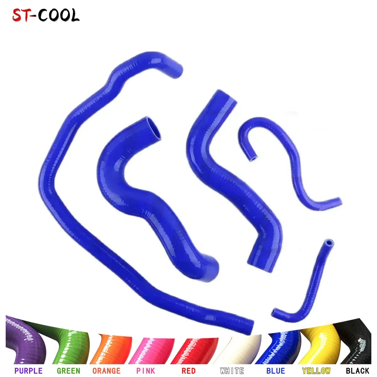 For 2007-2014 Vauxhall Corsa D Opel VXR 1.6T A16 B16 Z16 Turbo 2008 2009 2010 2011 2012 Radiator Hoses Kit Silicone Tubes 5Pcs