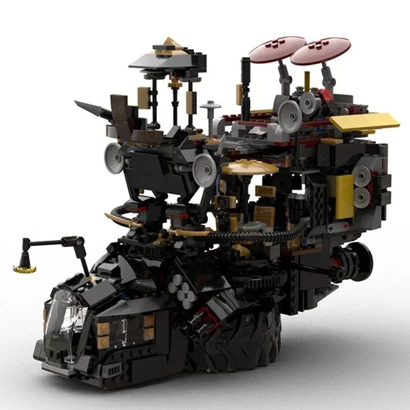 

Moc Building Block Quake Bass Cafe Модель Технология Кирпич DIY Сборка Модульная городская игрушка с видом на улицу для праздничного подарка
