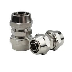 Lock Nut Straight Type PU PG 4MM 6 8 10 12 14 16MM Push in Fittings Pneumatic For Air Pipe Qucik Connector