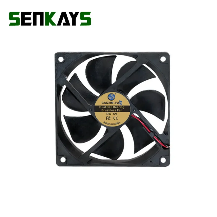 Dual Ball Bearing 120MM 12cm 12025  CPU Fan 120x120x25mm DC 5V 12V 24V Computer Case Cooling Fan 2pin