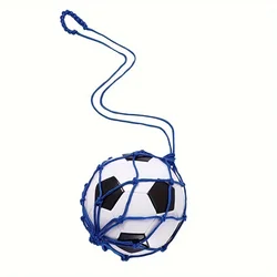 1pc football kicking trainer net bag portable durable nylon soccer net pocket without ball
