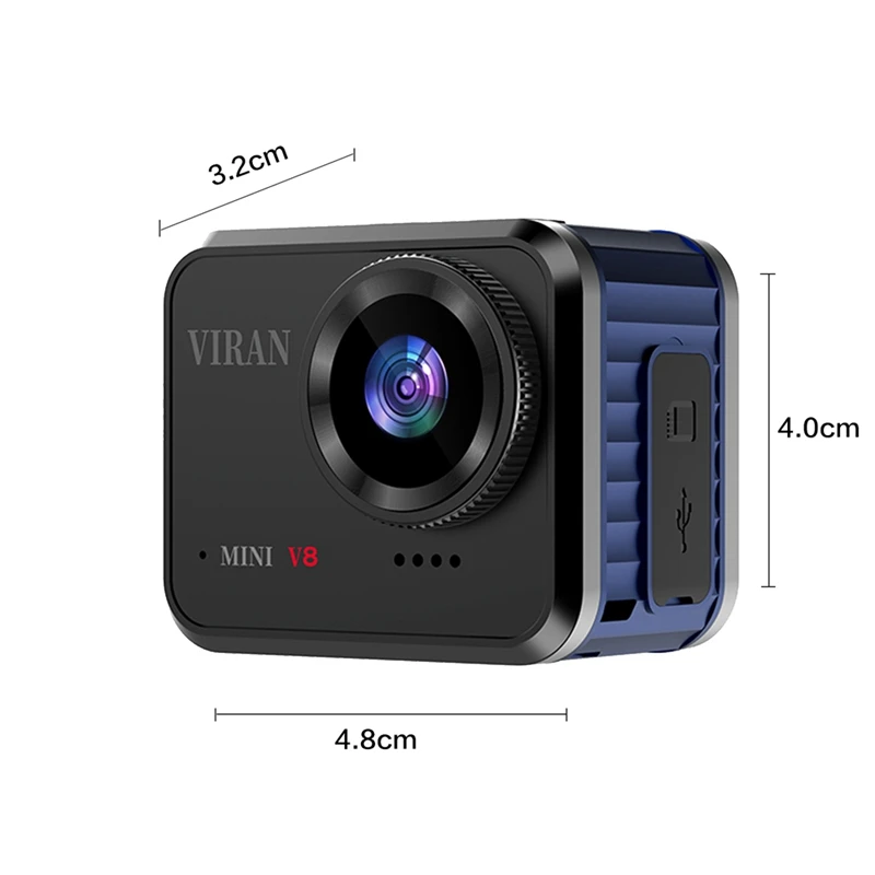 Mini Action Camera 4K60fps Ultra HD 16MP Wifi 145°10M Body Waterproof Helmet Video Recording Camera Sports DV Cam