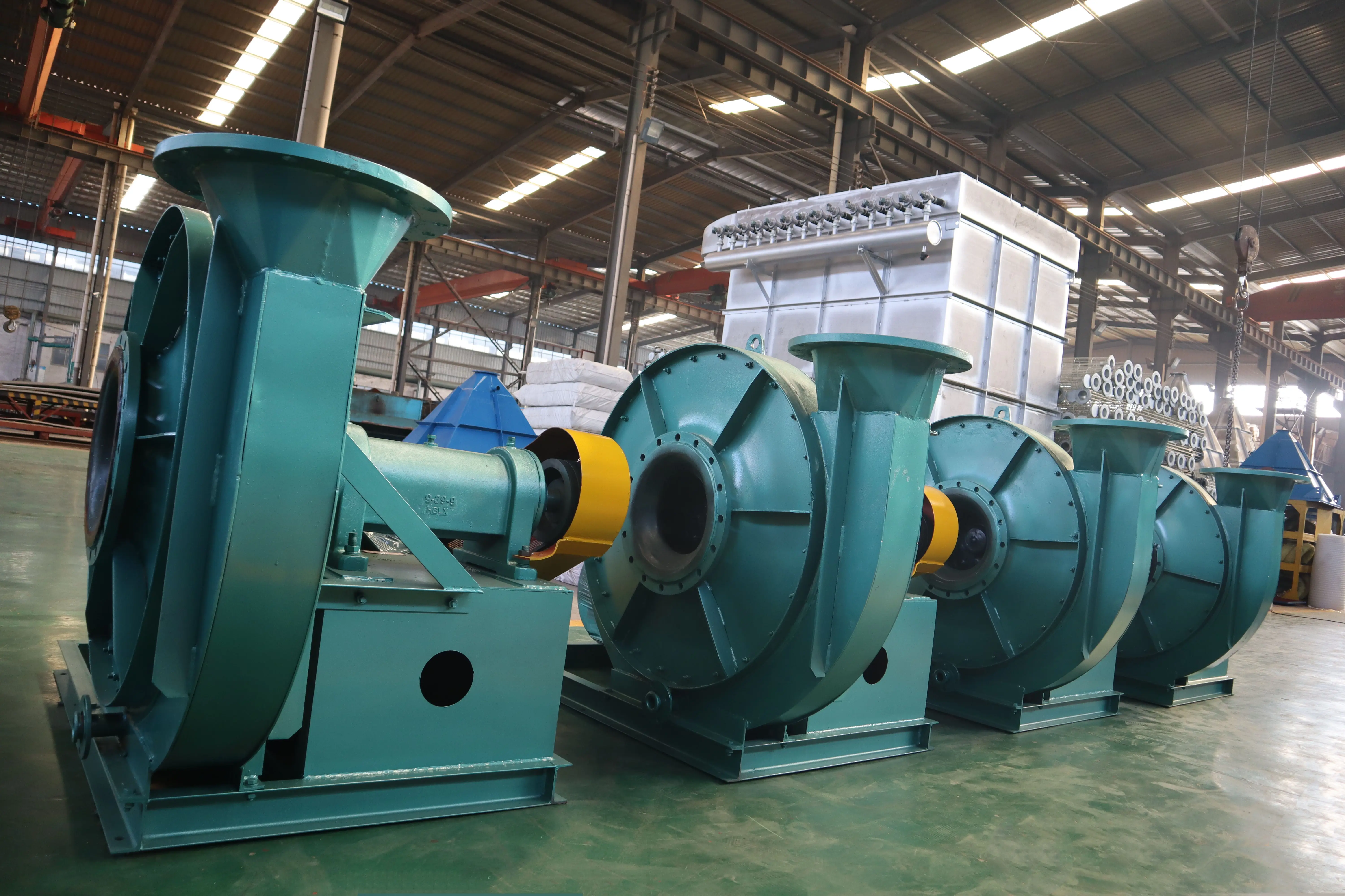 Korrosionsbeständiger, mit Gummi ausgekleideter Zentrifugalventilator mit maßgeschneiderten Lösungen, feuchtigkeitsbeständig und in Industriequalität