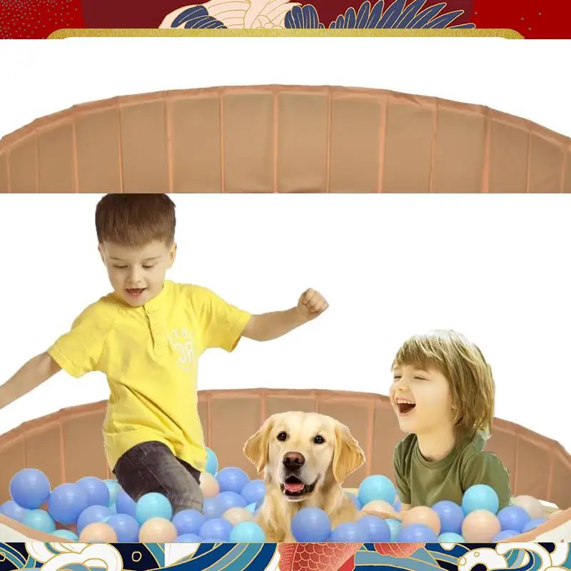 

Children Foldable Swimming Pool Baby Game Ocean Pool Toy Fence Foldable dog pool Pet bathing Travel Portable Swimming Pool