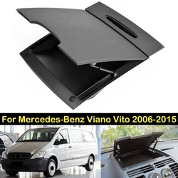 DECHO For Mercedes-Benz Viano Vito 2006-2015 W639 W636 Car Front Dashboard Center Console Glove Box Top Storage Sundries Box