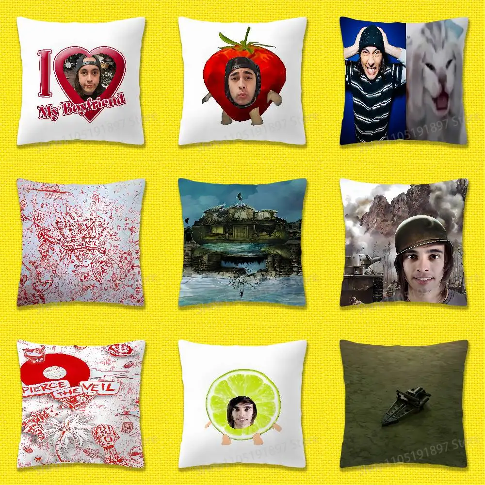 

P-Pierce The V-Veil V-Vic Fuentes Throw Pillow Case For 55cm 40cm 45*45cm 50cm 30cm Square Office Cushion Cover