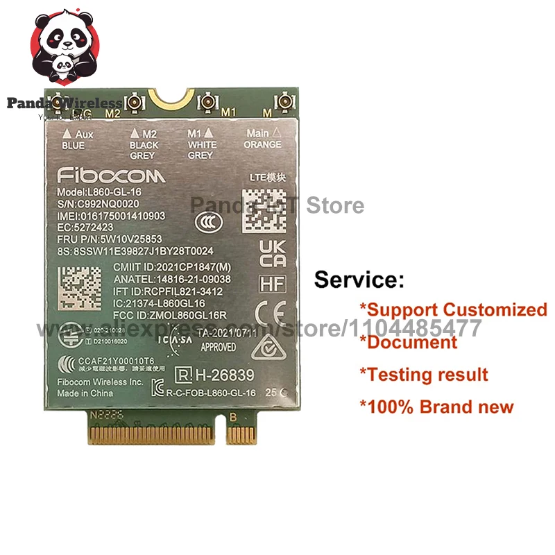 1 قطعة FIBOCOM L860-GL-16 FRU 4 جرام LTE Cat16 وحدة WWAN Cardfor ثينك باد T14 P14s X13 اليوغا L13 اليوغا T16 P16s Gen 1 5W10V25828 #6