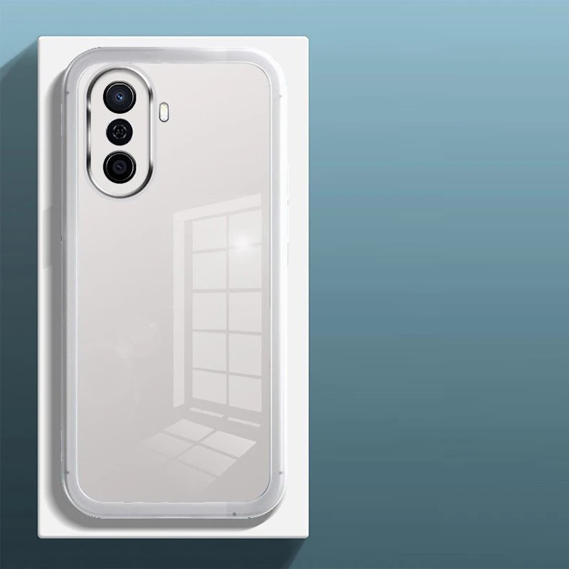 Para Huawei Nova Y70 funda Huawei Nova Y71 funda de teléfono Huawei Nova Y70 Plus fundas transparentes de silicona Protector de cámara cubierta de lente