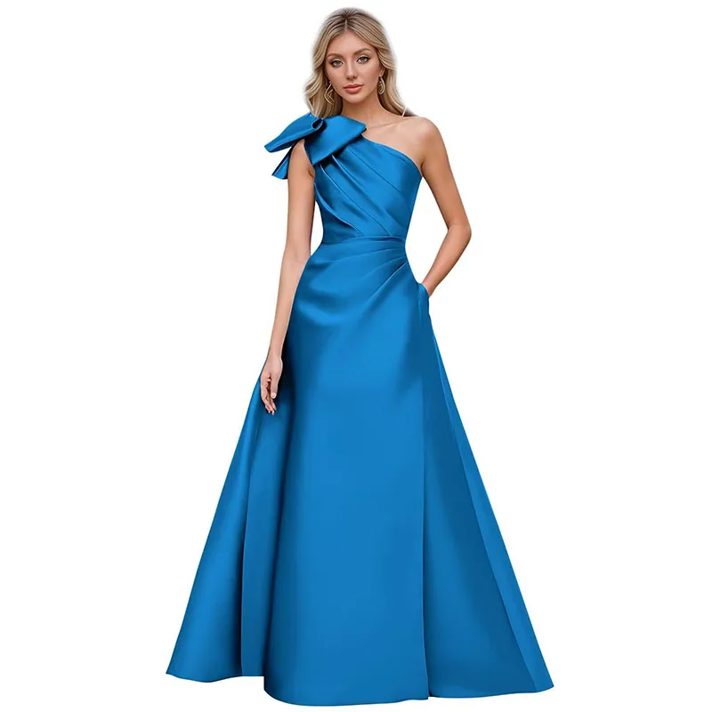 women’s-one-shoulder-prom-dresses-satin-mother-of-the-bride-dresses-a-line-modest-formal-evening-gown-with-bow