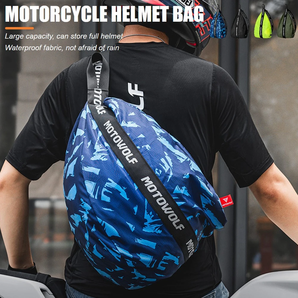 Motorcycle Helmet Bags Female Men Travel Moto Bags Reflective Large Capacity Motorcycle Helmet Backpack Accessories