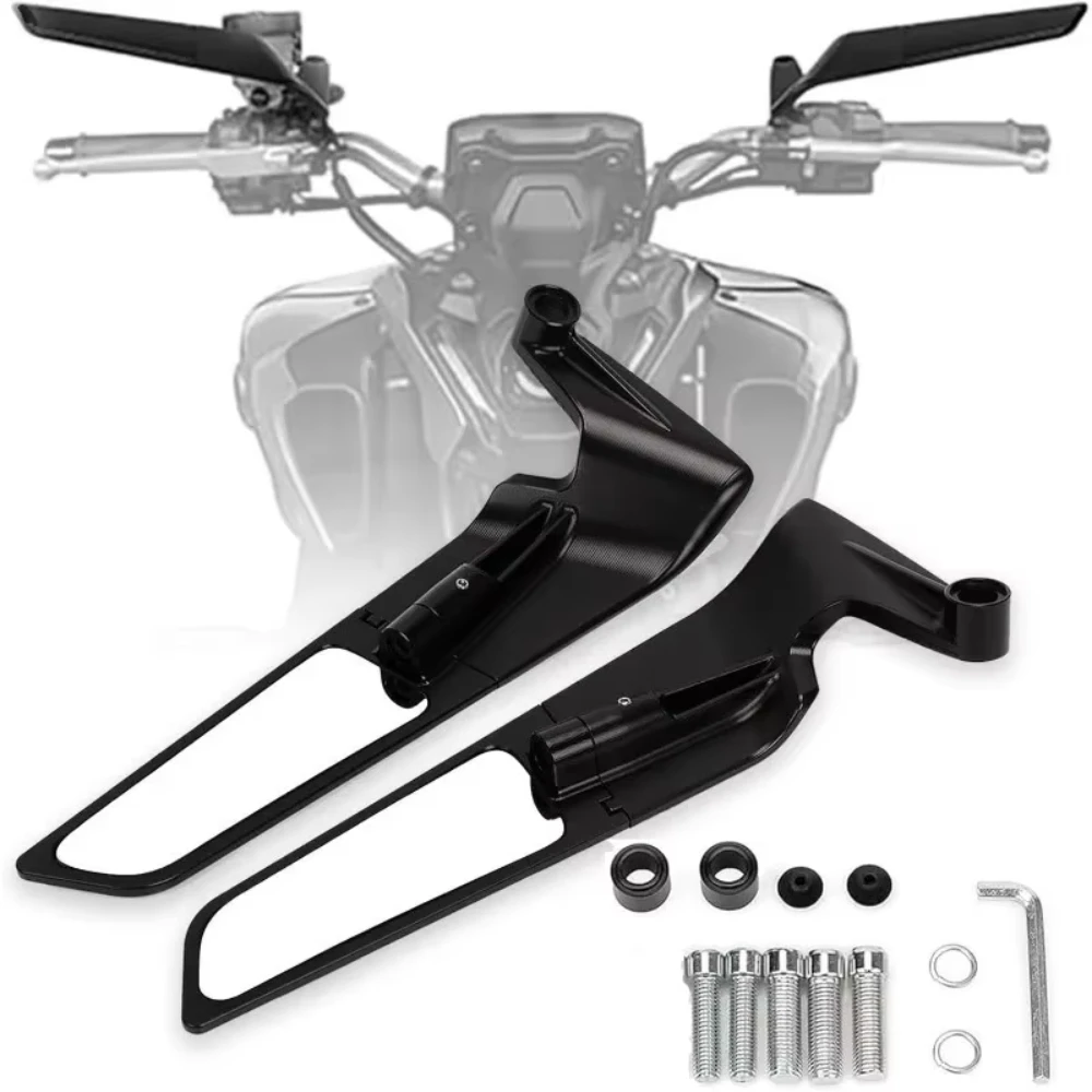 Anti-fog Coating Motorcycle Rearview Mirror Kits Hd Waterproof View Mirrors For YAMAHA MT-09 SP MT09 Y-AMT  SP FZ-09 Tracer9 GT
