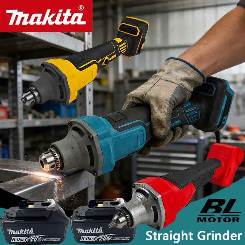 

Makita Die Grinder 4 Gears Brushless Straight Grinders Chuck Grinding Polishing Engraving Tools For DeWalt/Milwaukee