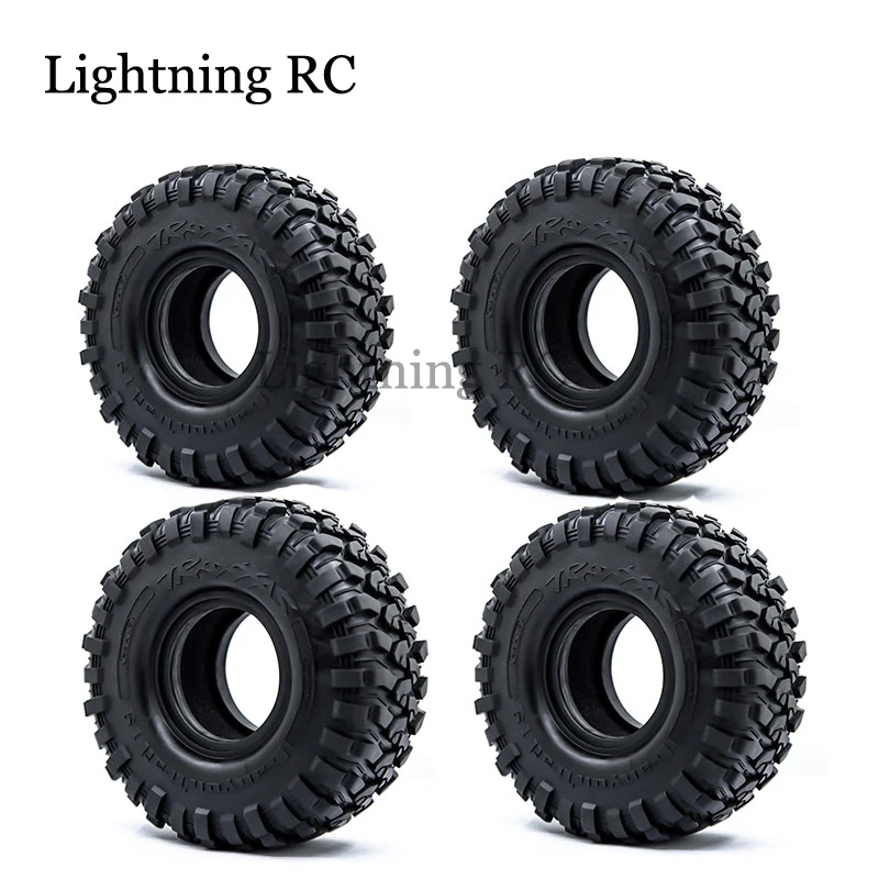 

RC 120MM 1.9" Rubber Rocks Tires for 1:10 RC Rock Crawler Axial SCX10 Canyon Trail 105Rims TRX-4 TRX6 #8174