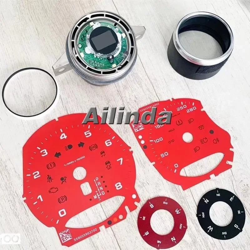 Papier Macan Brodé pour Porsche, Panneau Prada, Modification, 718