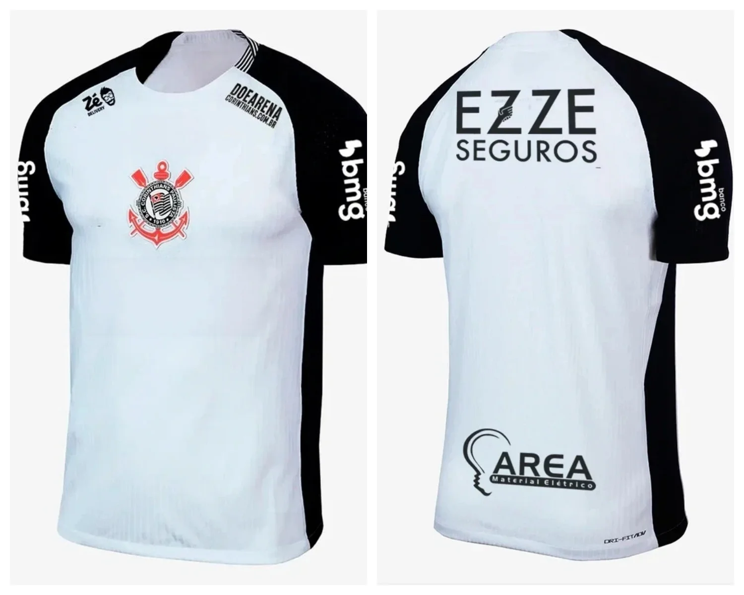 2026 Corinthians 3D-gedruckte Fußballtrikots für Männer und Frauen, Sommer-Sportbekleidung, Eltern-Kind-T-Shirt, atmungsaktiv, schnelltrocknend, Streetwear – Detail 2