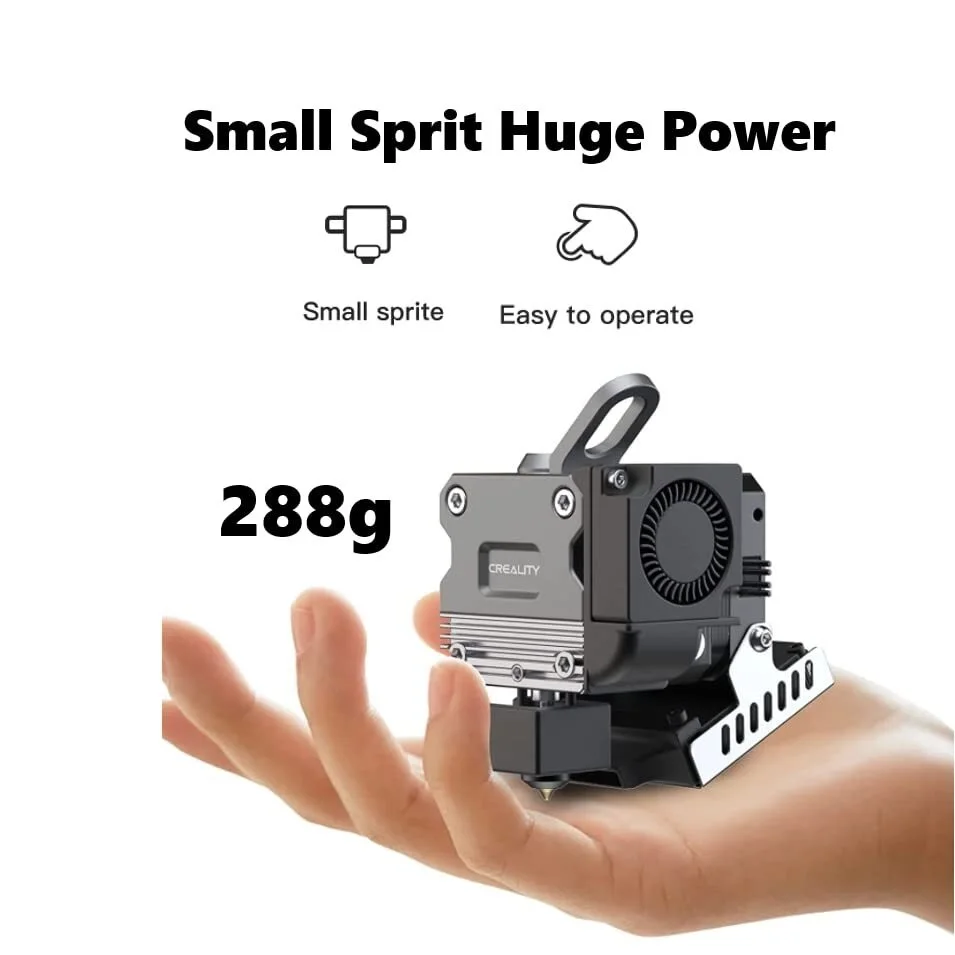 New Official Sprite Extruder Pro Kit for Ender 3 / 3 Pro / 3 Max / 3 V2, 3.5:1 Gear Ratio All-metal Design 3D Printer Part