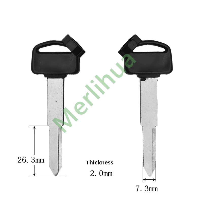 Honda motorcycle key, suitable for: Honda DN01 F6C FJS400 600 FMX650 Forza125 250 motorcycle key blank(including magnet)