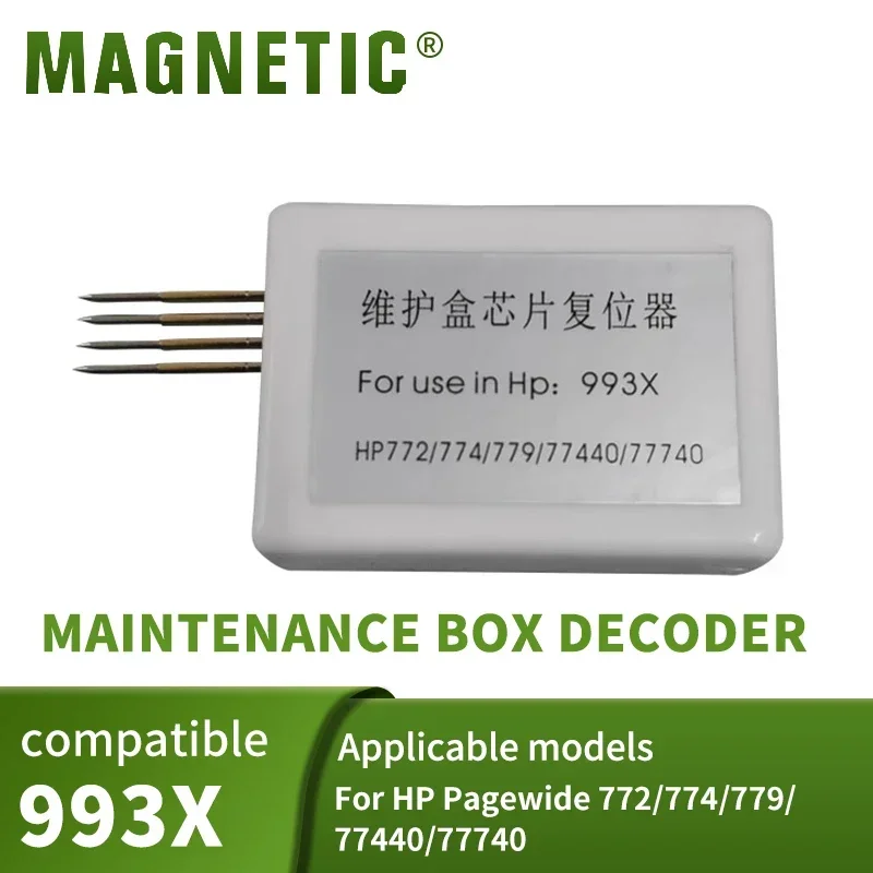 993X For HP 993X Maintenance Tank Chip Resetter For HP 772 774 779 77440 77740 Printer W1B44A Maintenance Box Chip Resetter