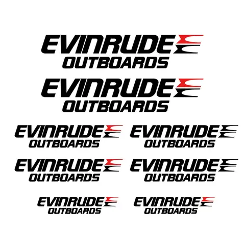 Sticker for Evinrude Outboards Motorboat replacement boat engine decal set