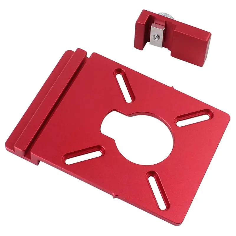 

B08B-Aluminum Alloy Guide Rail Adapter, Straight Line Milling Groove Auxiliary Bracket With Limiter 1 Set, Works With Most Syste