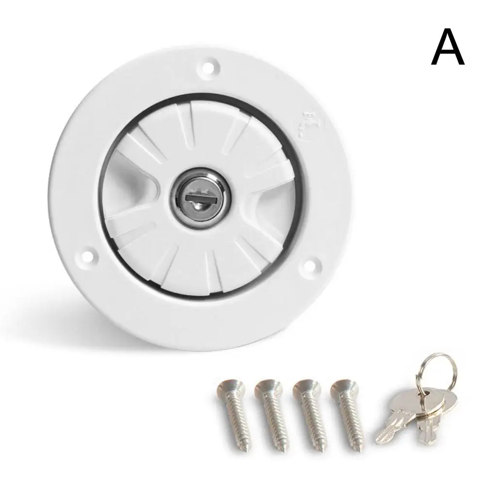 Gravity Water Inlet with Lock Water Tank Filling Port Parts Replacement System Camper RV Waterway Accessories B0H3