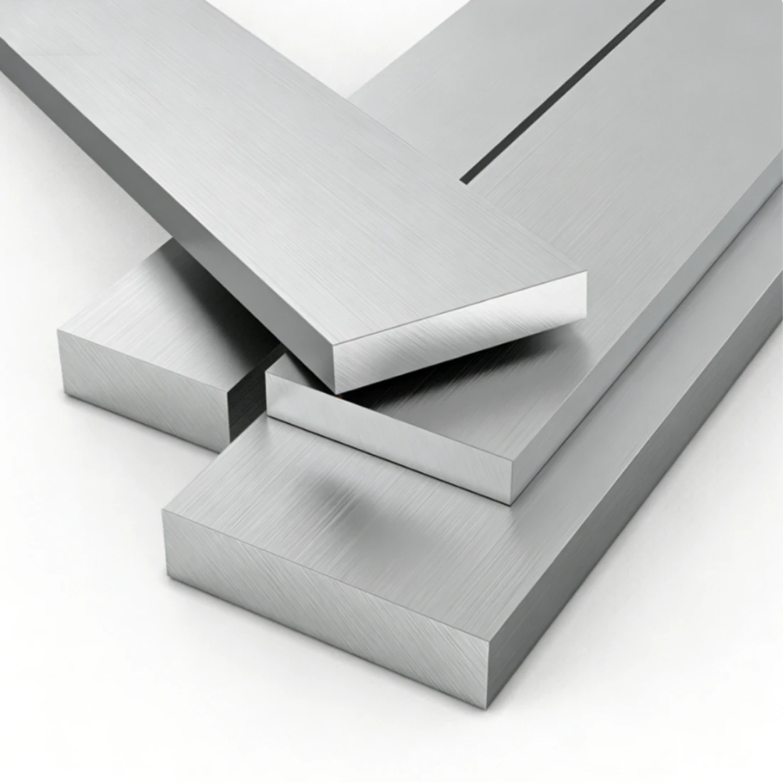 Aluminum Flat Bar Thickness 1-5mm, Width 10-150mm, Length  500mm, Aluminium Alloy Plate Metal Solid Square Strip