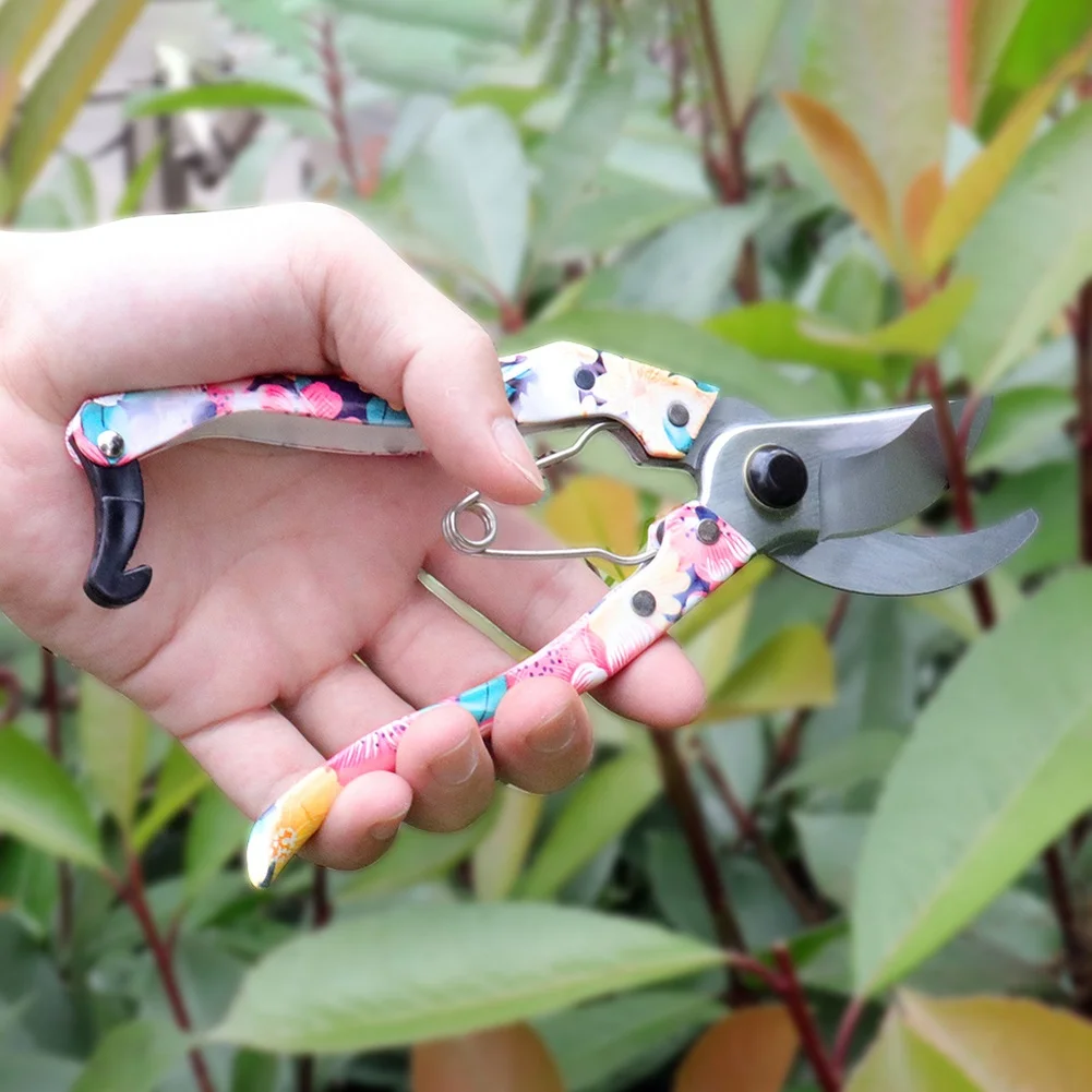 Blue Garden Pruning Shears Precision Cutting Shears For Gardeners Smooth Cutting Mechanism Ergonomic Non-slip Grip