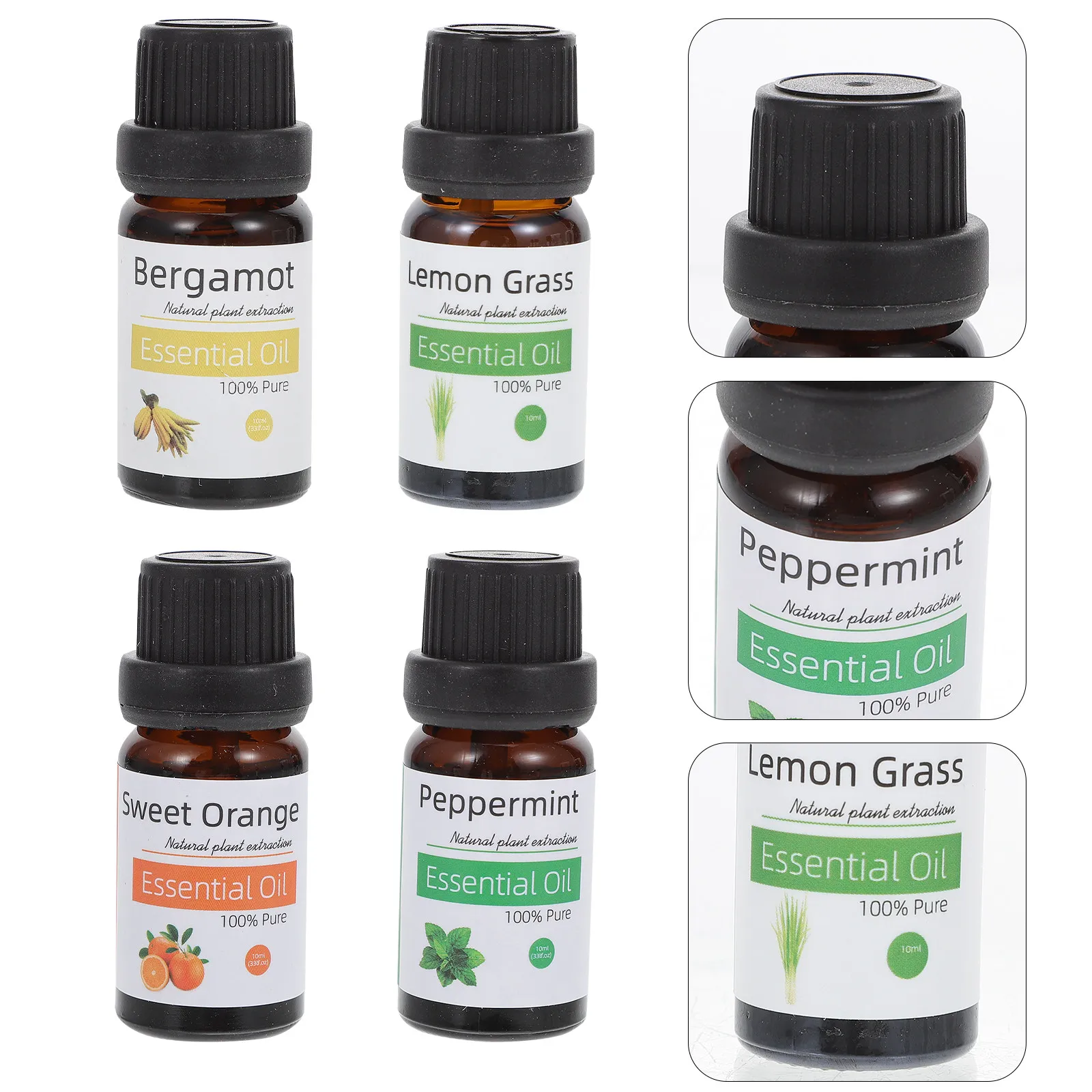 6 Pack Natural Organic Essential Oil Bottles Travel Size Perfume Aromatherapy Oils Women Essential Oil Glass Perfume Kit view 5