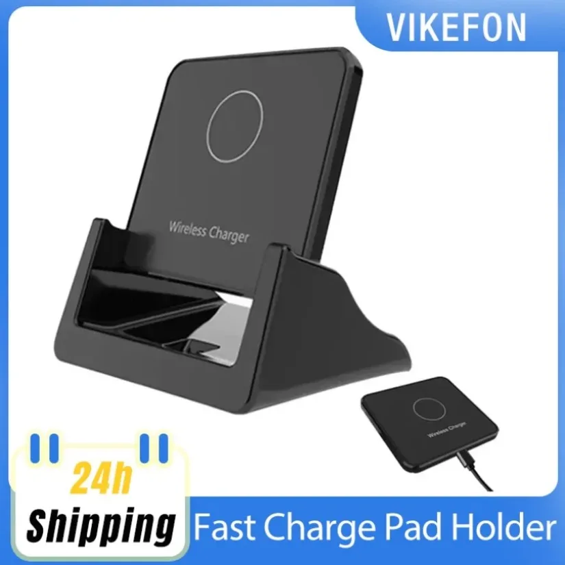 

30W Fast Charging Station Desktop Wireless Charger Removable Phone Charge Dock Pad For iPhone 13 14 15 16 17 Samsung S24 Xiaomi