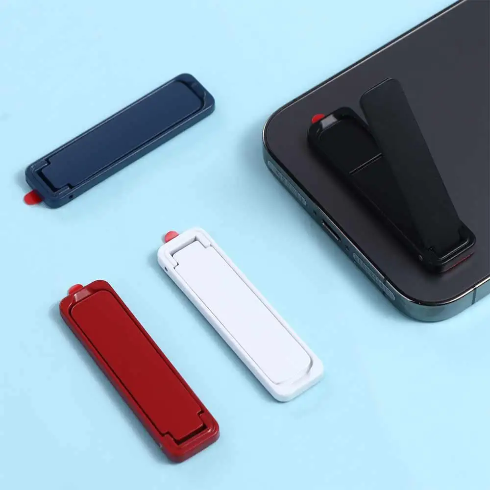 

Настольный металлический мини флип-чехол Ультратонкий складной держатель для телефона Поддержка смартфона задняя наклейка для телефона