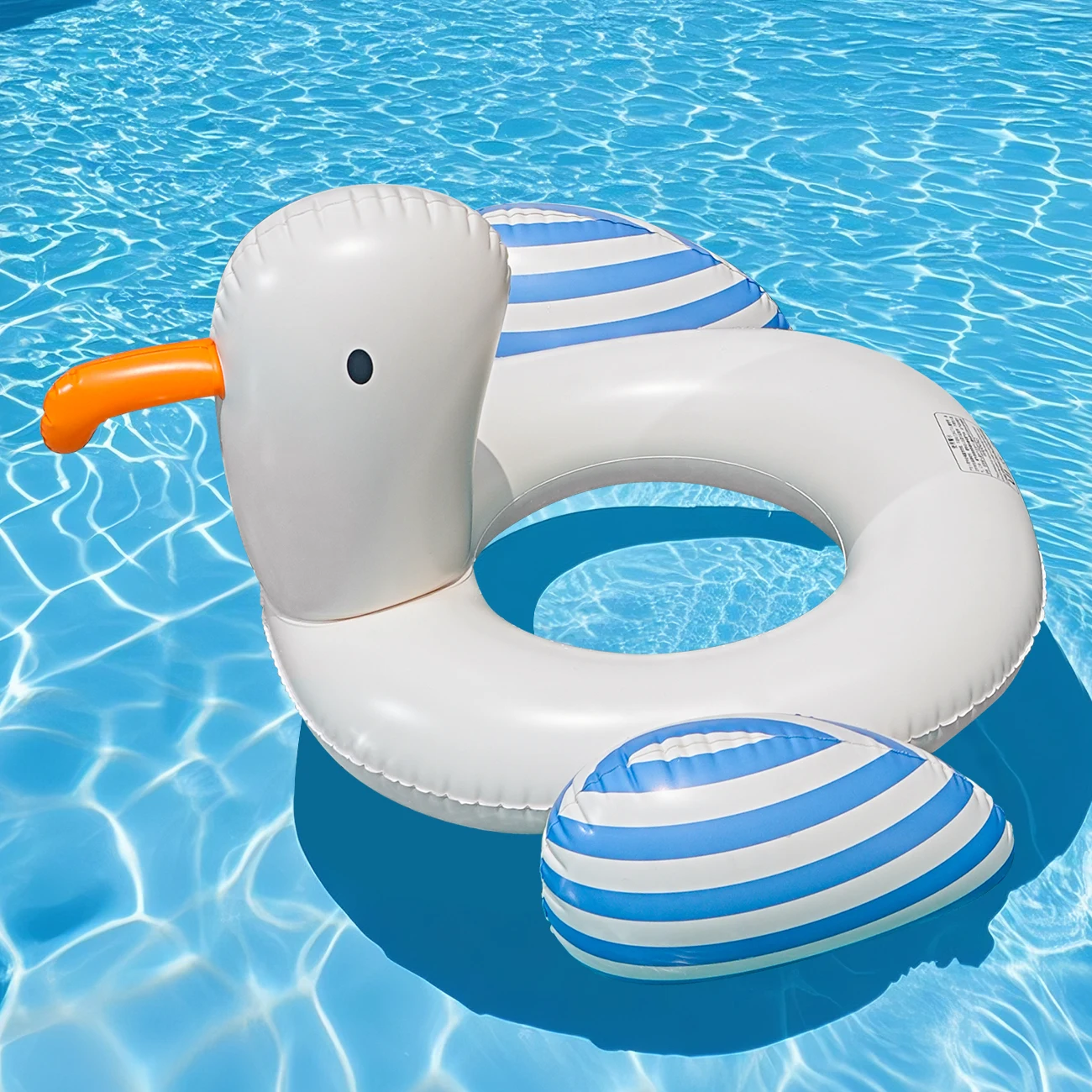 Anneau de natation mouette, flotteurs de piscine d'été, aide à la natation sur la plage et la piscine, jouets de plage pour fête à la piscine, 1 pièce