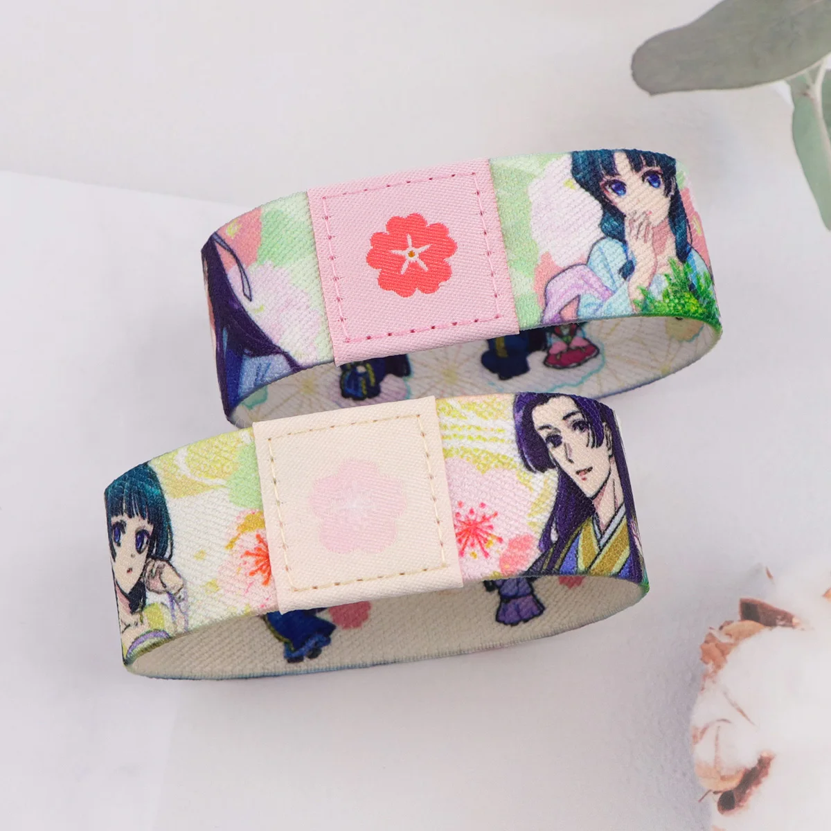 Anime Girl Bracelet For Women Men Sports Wristband Cartoon Bracelets&Bangles Jewelry Cosplay Accessories  Party Gifts