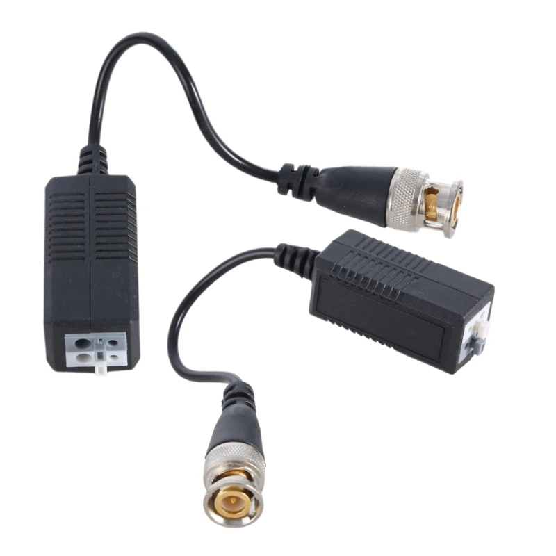 High Clear 1080P Passive Video Transmitter, Long Distances Twiste Pair Cable Transmitter for Various Monitoring