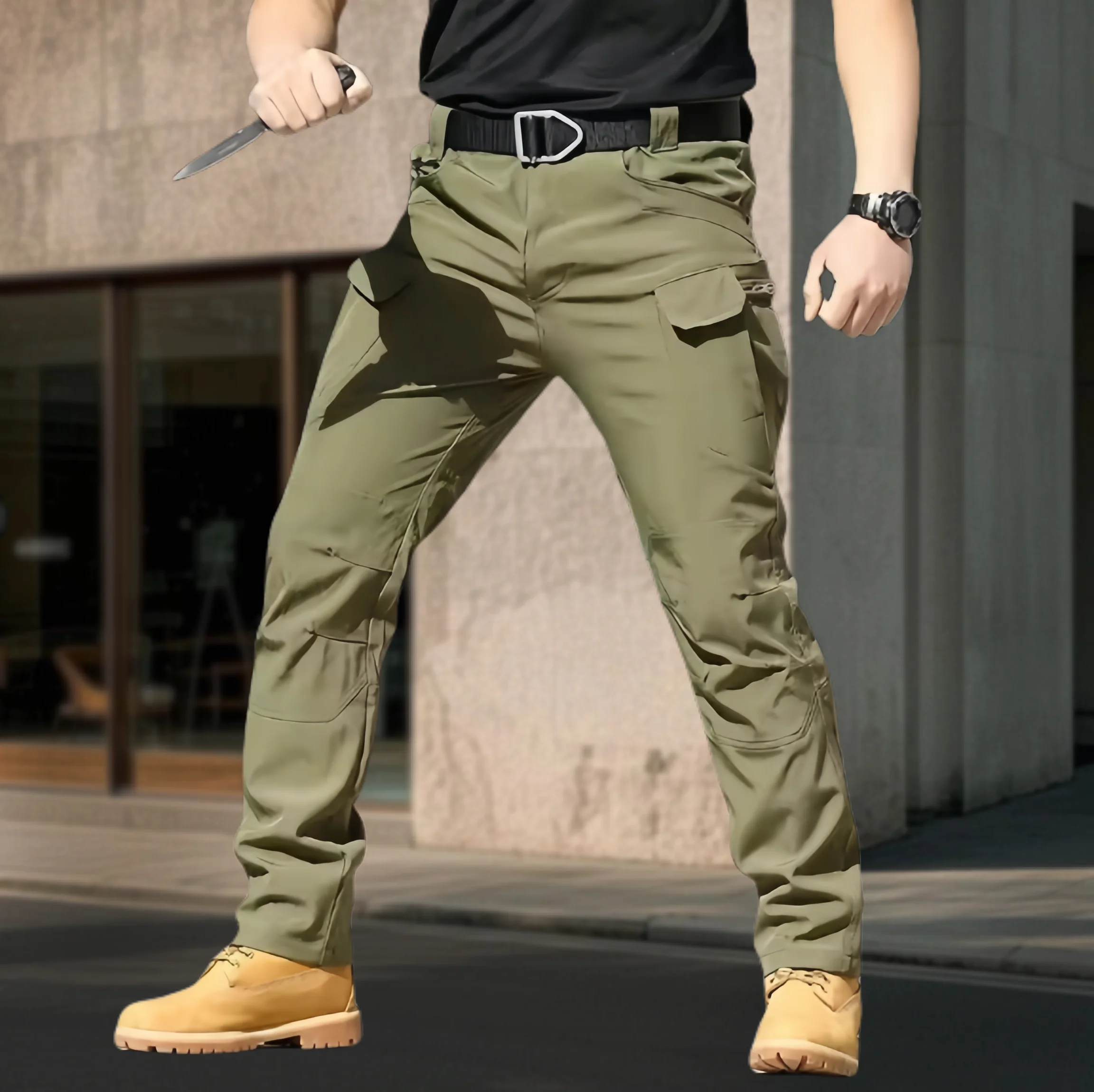

City Tactical Cargo Pants Classic Outdoor Hiking Trekking Army Tactical Joggers Pant Camouflage Military Multi Pocket Trousers