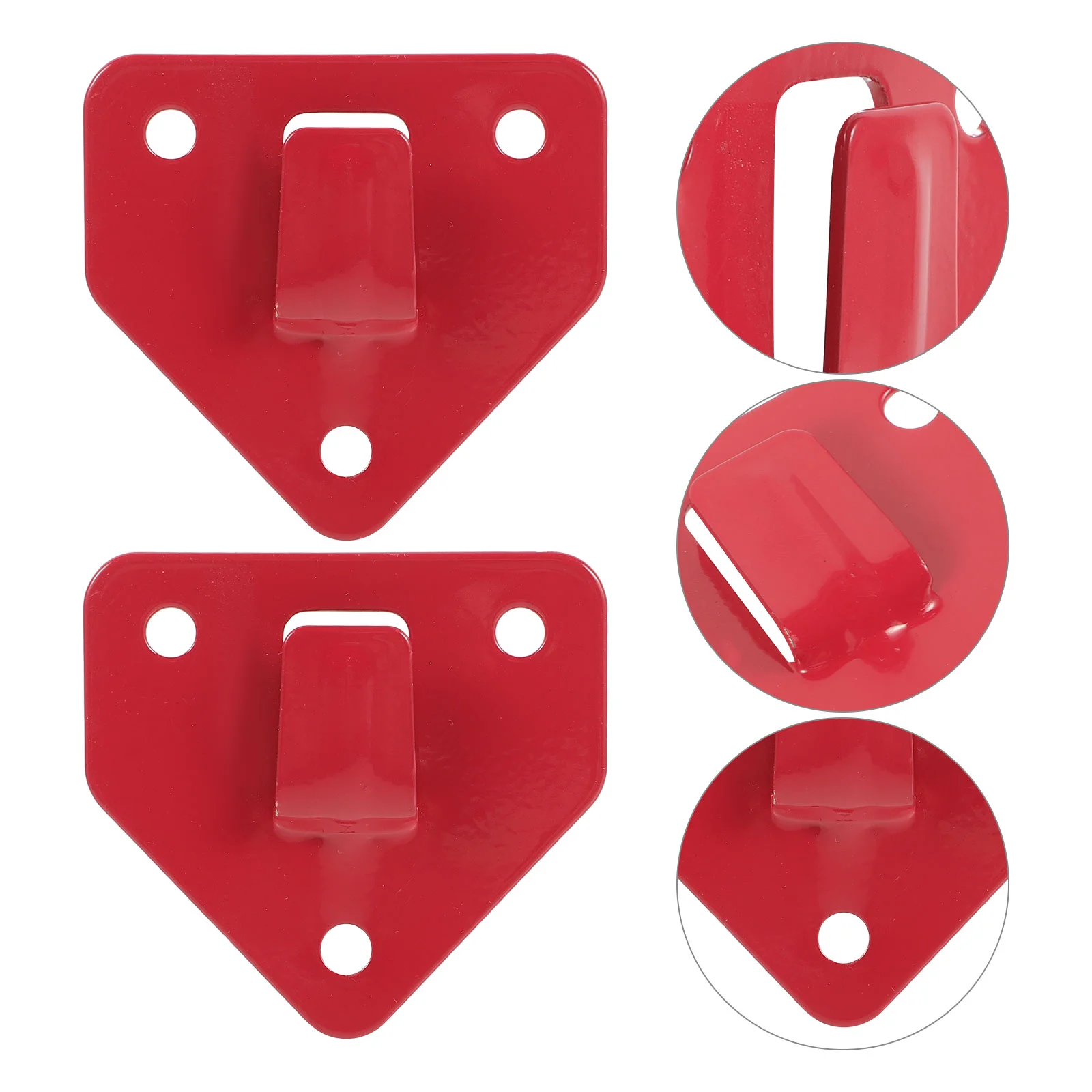 

8 Pcs Fire Extinguishers Bracket Mounting Brackets Household Wall Holder Red for
