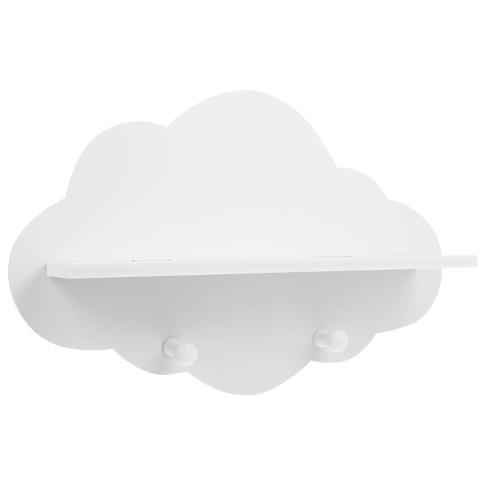 

Shelf Wall Decor White Mounted Floating Shelves Storage Finishing Rack Children's Room