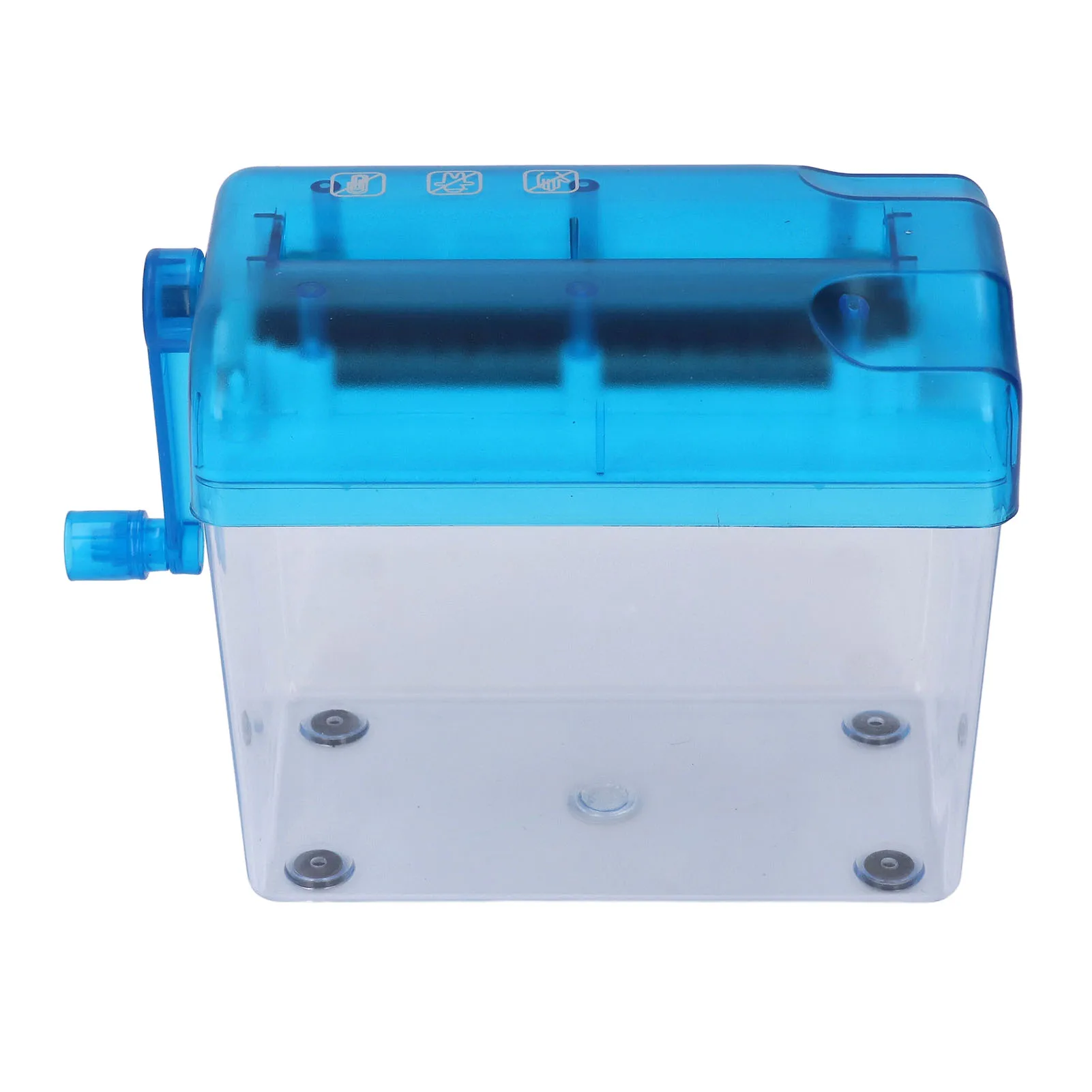 

Desktop Shredding Machine Strip Cut Manual Paper Shredder Strip Cut A6 Paper Cutting Tool for Home Office School Use Blue