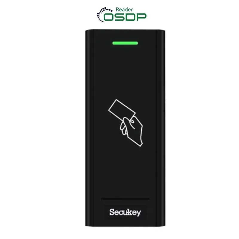 High Security OSDP RS485 Reader for Access Control System 125KHz EM Proximity 13.56Mhz MF NFC Card RFID Reader with Wiegand
