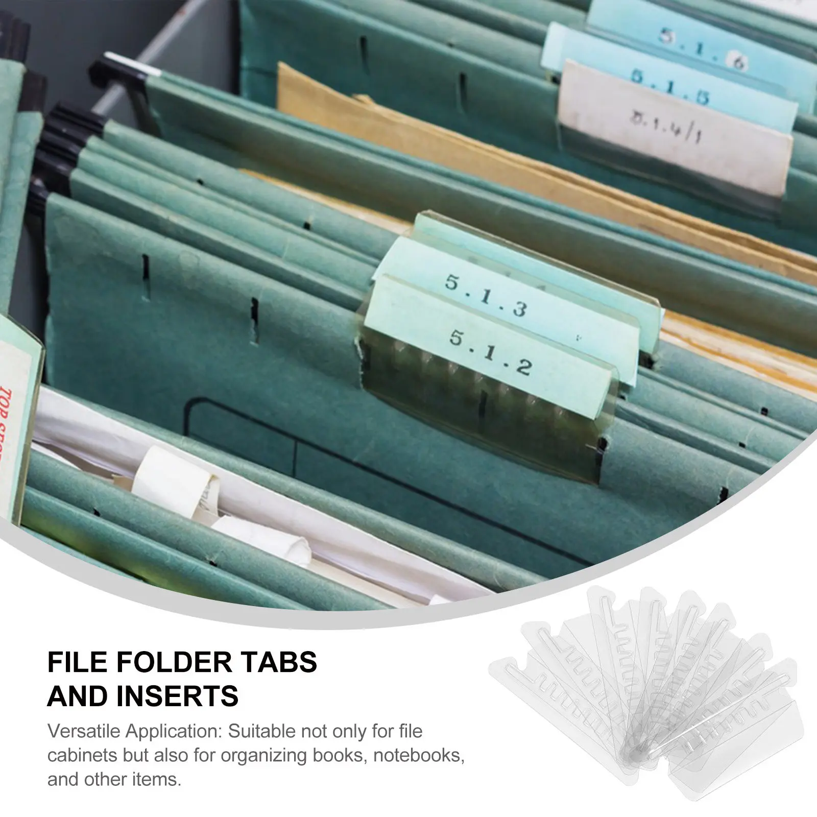 

1 Set Pvc Label Clips Colorful Transparent Tabs For Hanging Folders File Organization Office Supplies Folder Dividers Hanging
