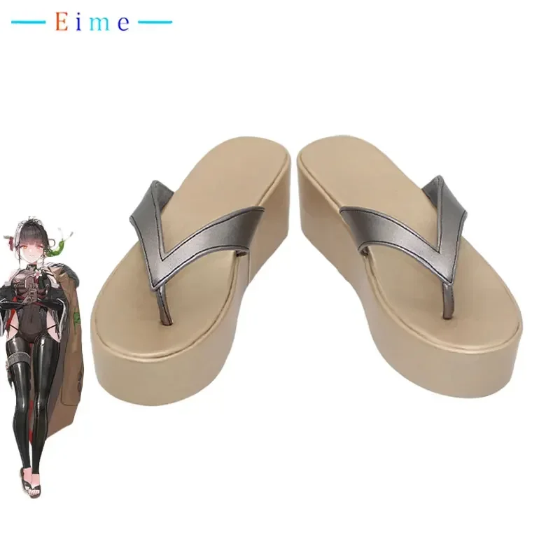 NIKKE The Goddess of Victory Sakural Cosplay Shoes Slippers PU Leather Shoes Cosplay Prop Halloween Carnival Boots Custom Made