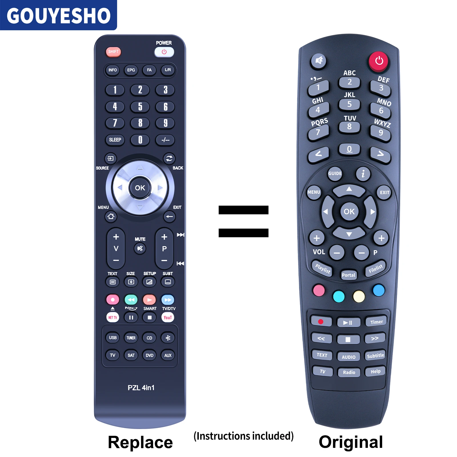 

New Remote Control for XTREND HD TV Et4000 Et5000 Et6000