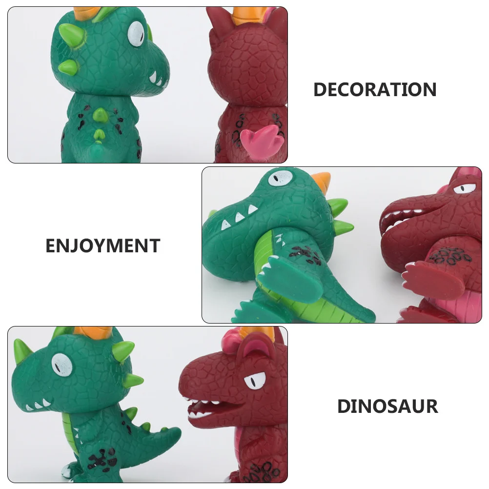 

1Pcs Mini Dinosaur Cake Adornment Realistic Kids Educational Desktop Decoration Interesting Photo Prop Cartoon Cake Ornament