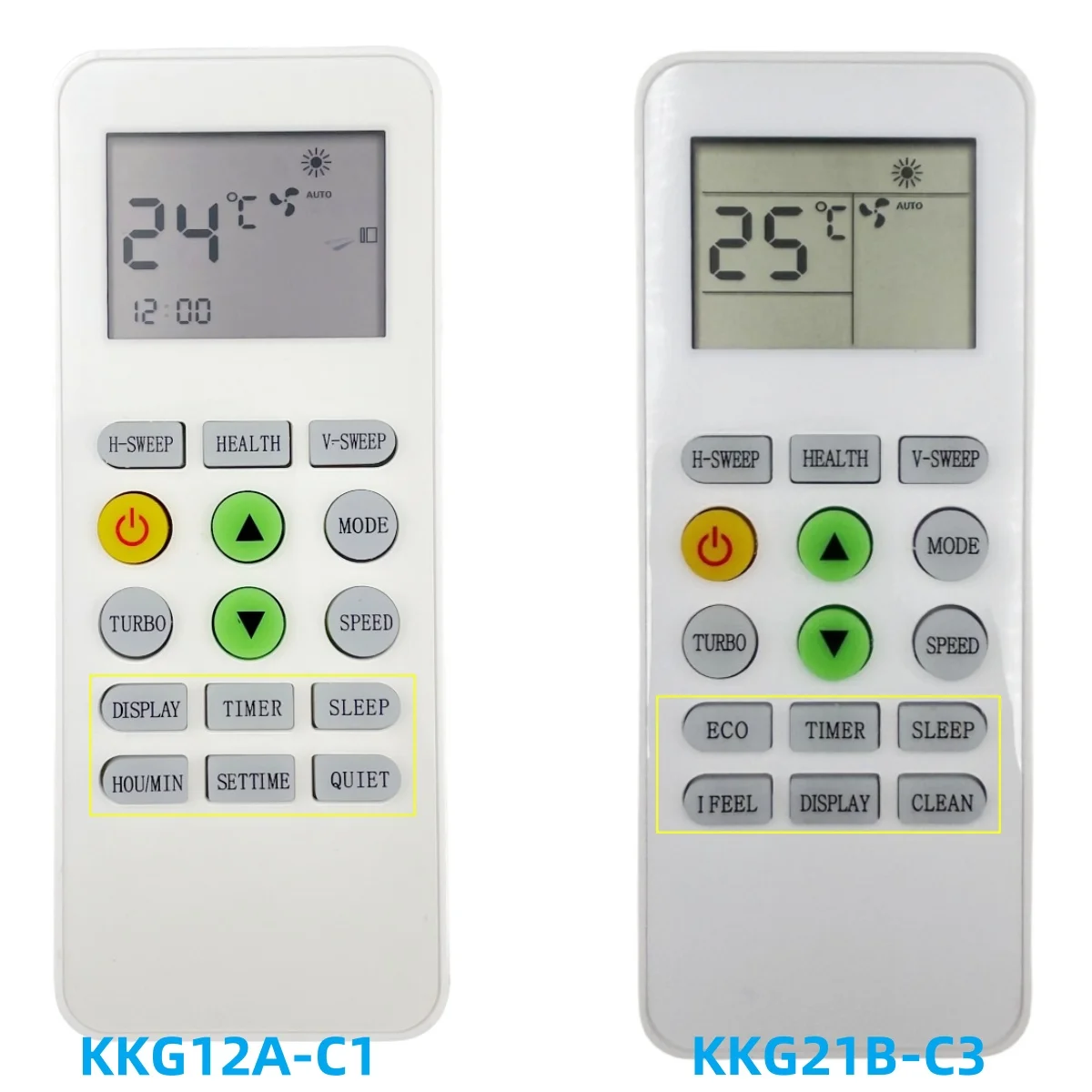 A/C KKG21B-C3 zdalnego sterowania dla Prime / Changhong / W Westinghouse/inteligentny klimatyzator, kompatybilny KKG21B-C1, KKG21B