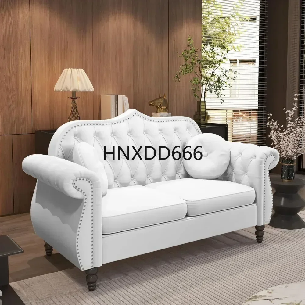 

3-Piece Living Room Sectional Sofa Set, Mid-Century Modern Upholstered Velvet Sofa Couch,Nailhead Trim for Living Room, Office